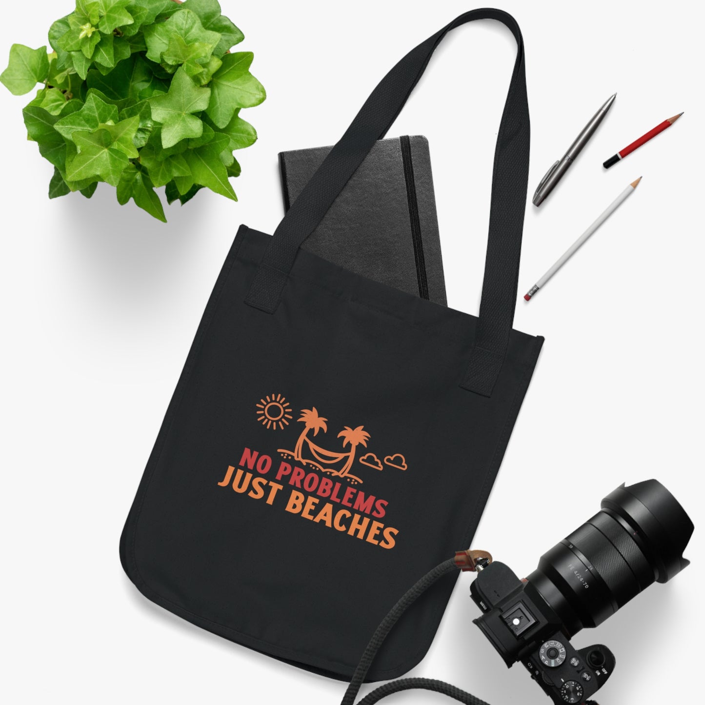 No Problems Just Beaches Tote Bag