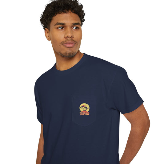 Beach Vibes Good Times Pocket Tee