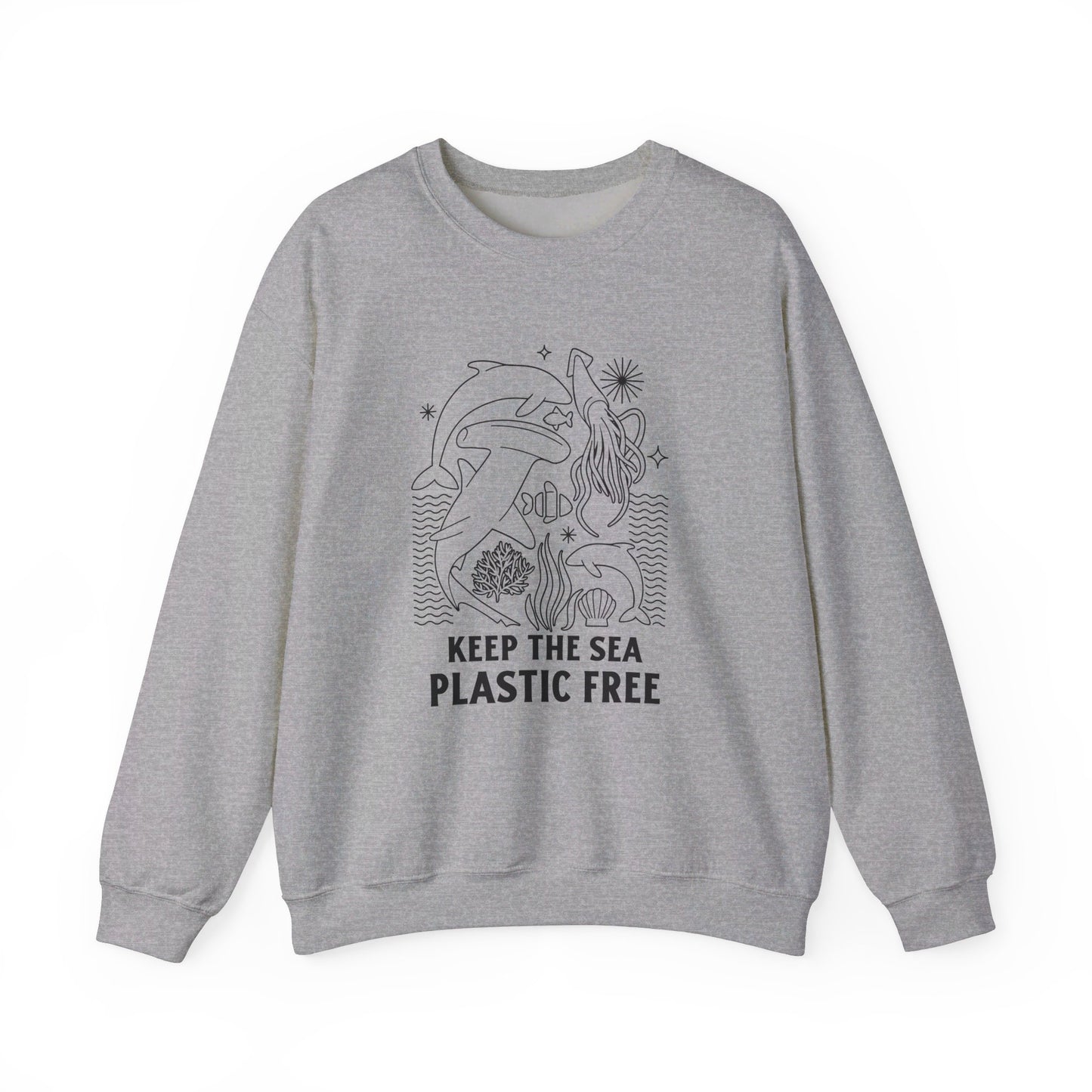 Keep the Sea Plastic Free Crewneck Sweatshirt