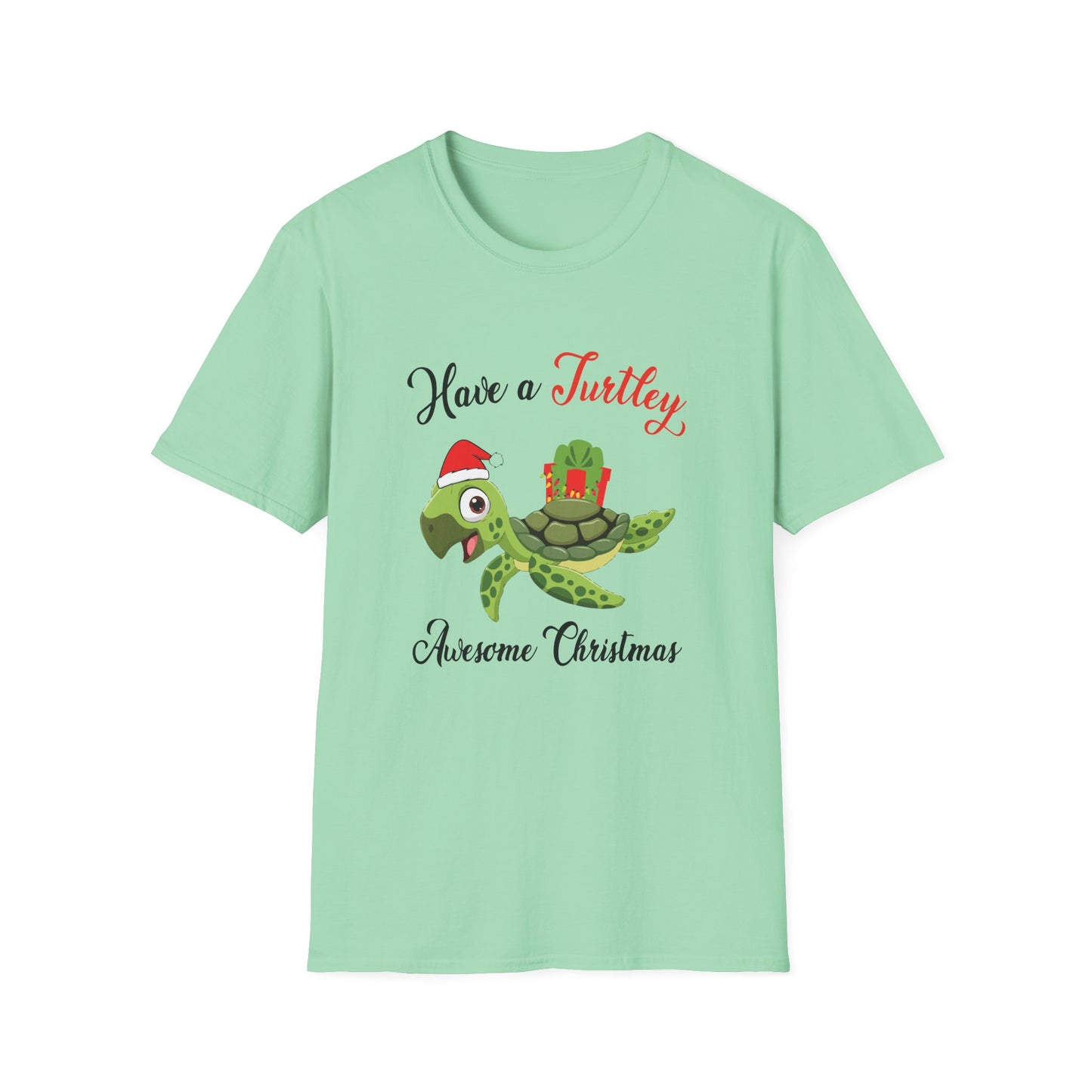 Have a Turtley Awesome Christmas T-Shirt - Festive and Fun Holiday Wear