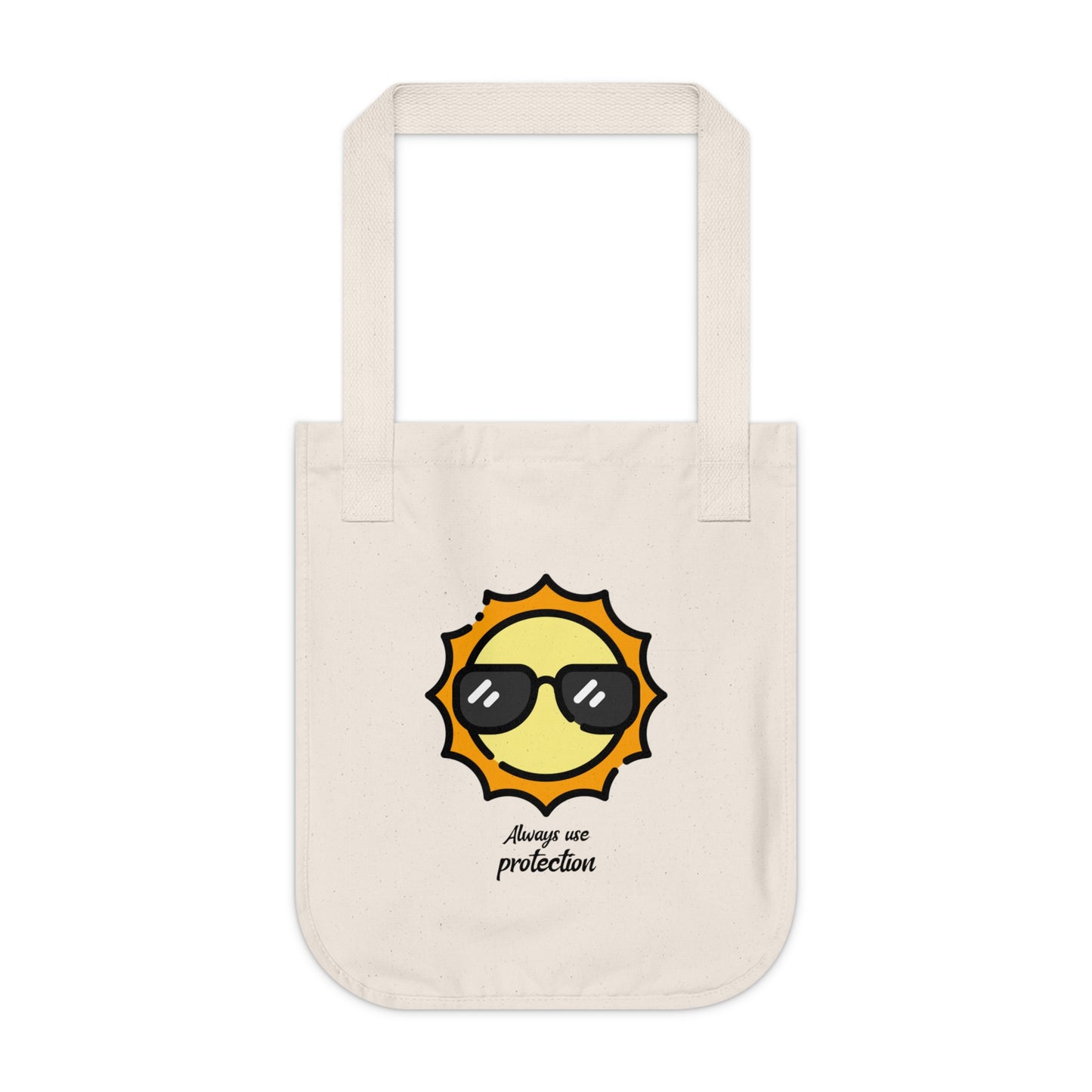 Always Use Protection Organic Canvas Tote Bag