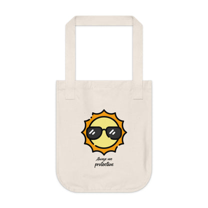 Always Use Protection Organic Canvas Tote Bag