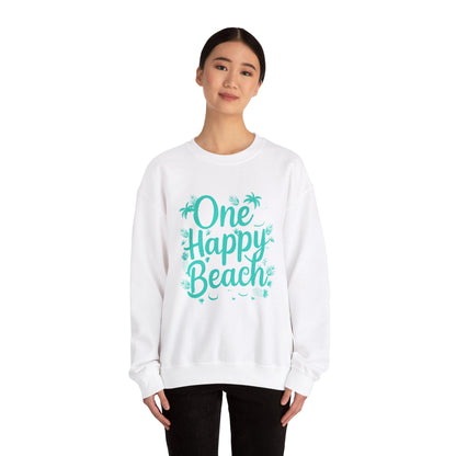 One Happy Beach Crewneck Sweatshirt