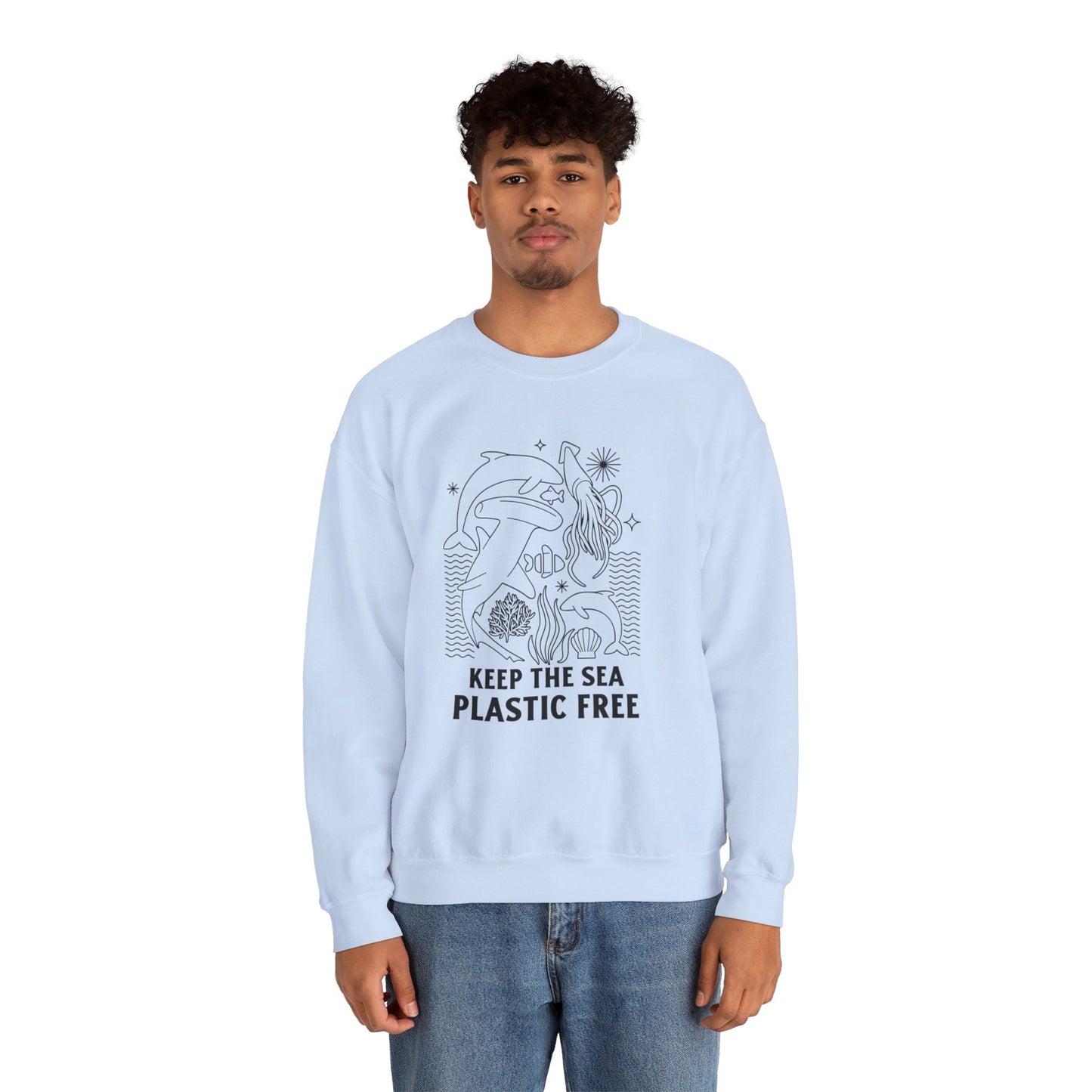 Keep the Sea Plastic Free Crewneck Sweatshirt