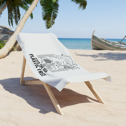 Keep The Sea Plastic Free Beach Towel