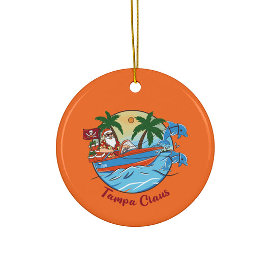 Ceramic Ornament - Tampa Claus