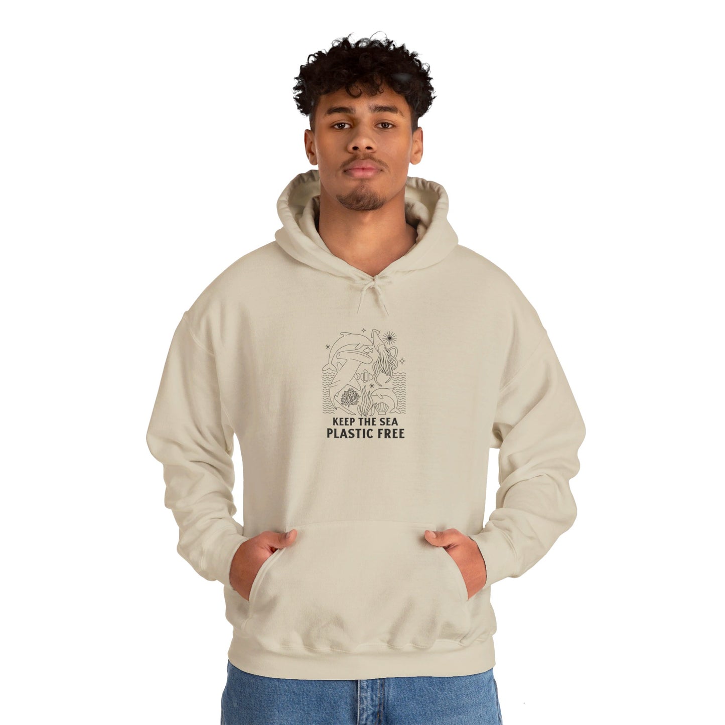 Keep The Sea Plastic Free Hooded Sweatshirt