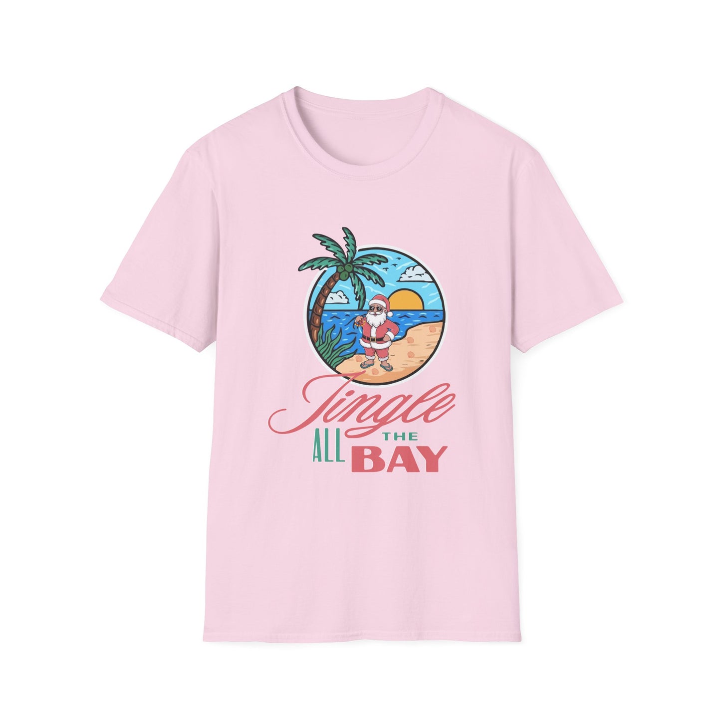 Jingle All the Bay T-Shirt - Festive and Playful Holiday Wear