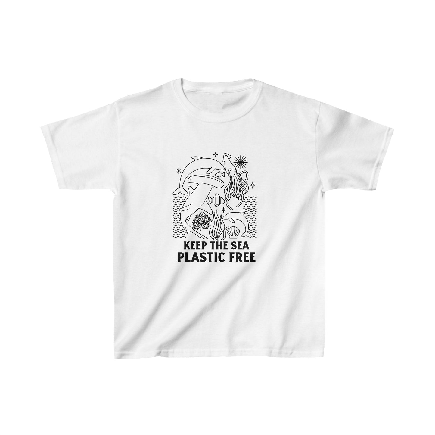 Keep the Sea Plastic Free Kids T-Shirt