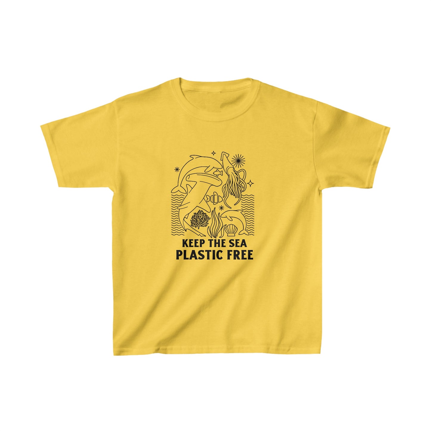 Keep the Sea Plastic Free Kids T-Shirt