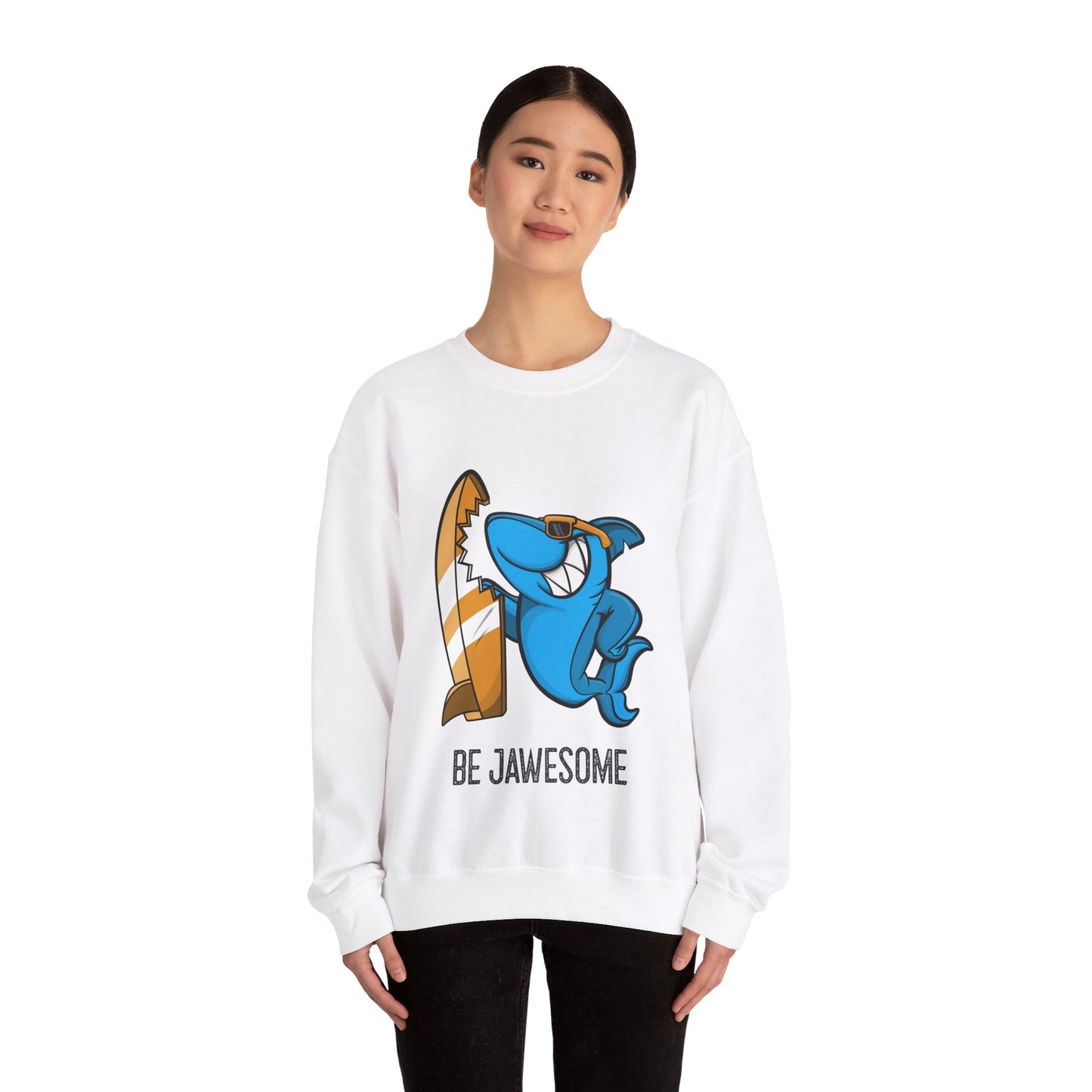 Be Jawesome Sharks Crewneck Sweatshirt