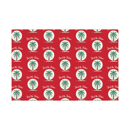 Holiday Gift Wrap - Deck the Palms