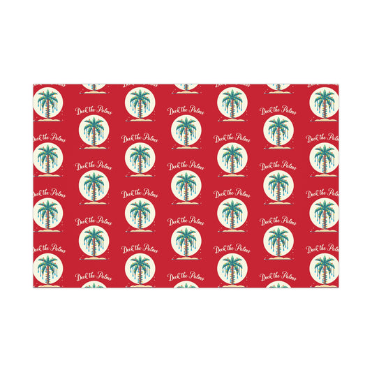 Holiday Gift Wrap - Deck the Palms