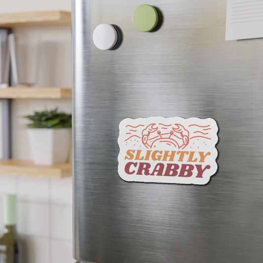 Slightly Crabby Die-Cut Magnets