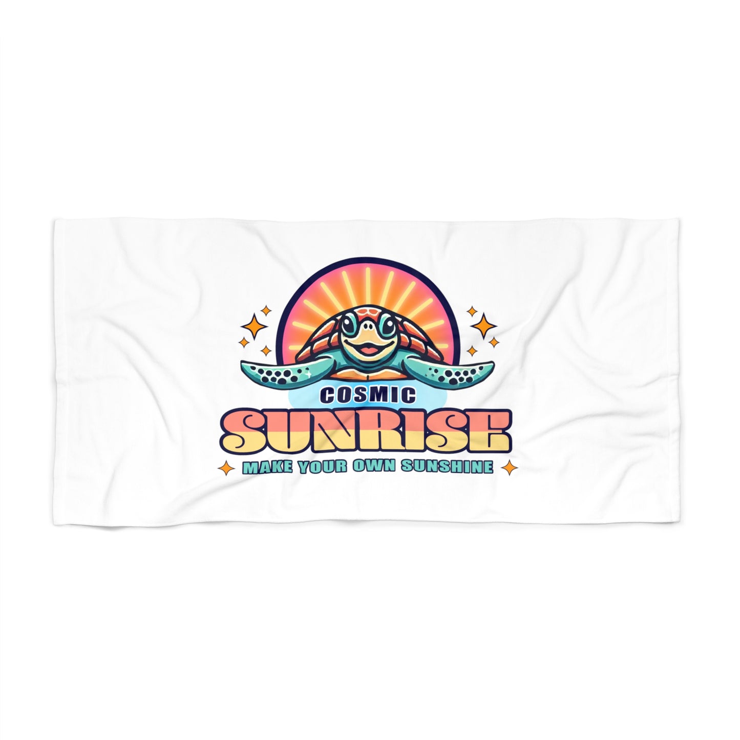 Cosmic Sunrise Beach Towel