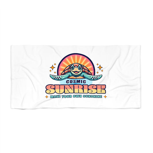 Cosmic Sunrise Beach Towel