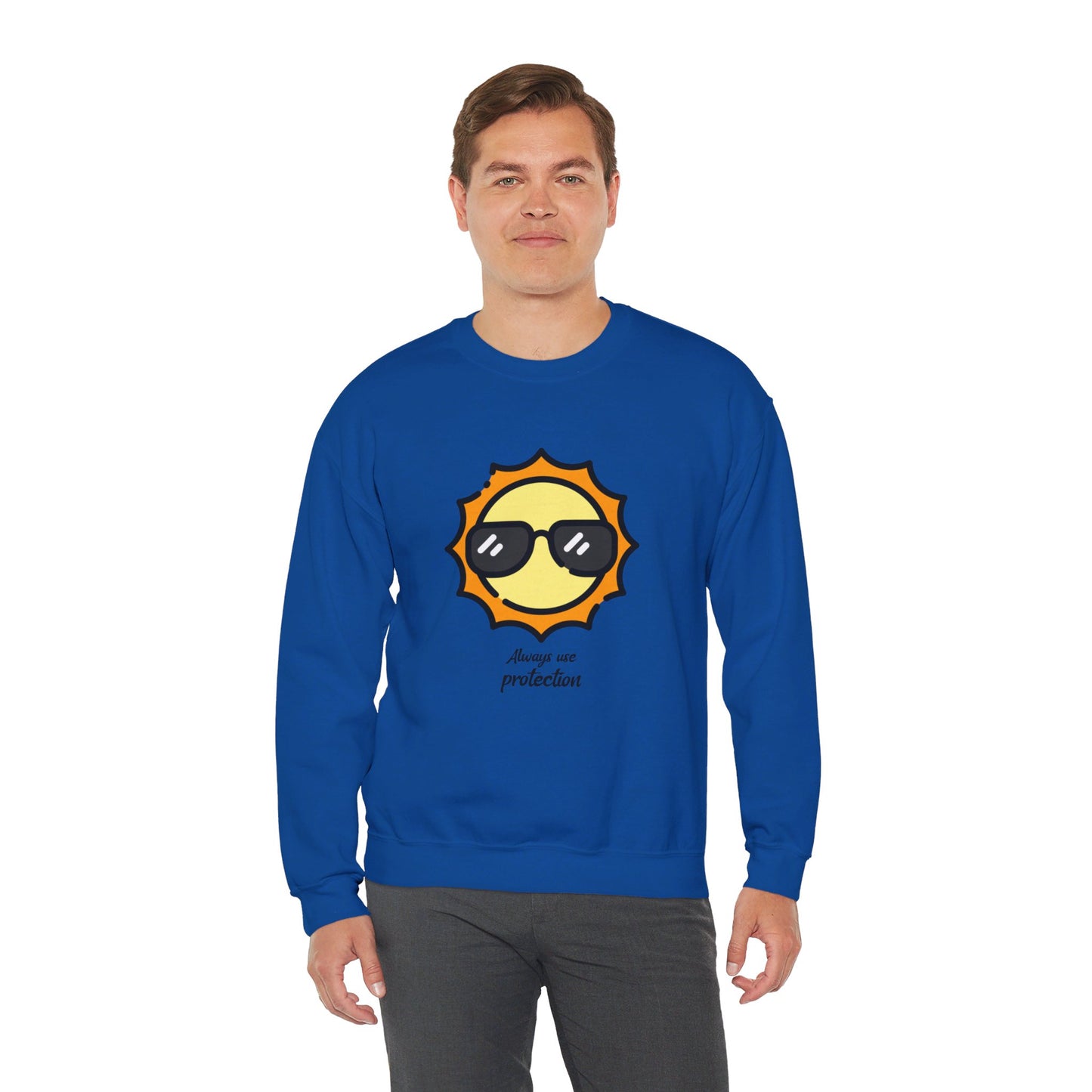 Always Use Protection Crewneck Sweatshirt