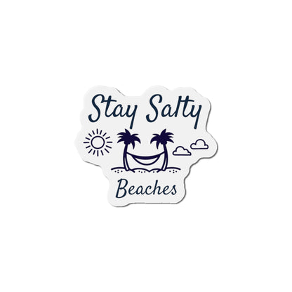 Stay Salty Beaches Die-Cut Magnets