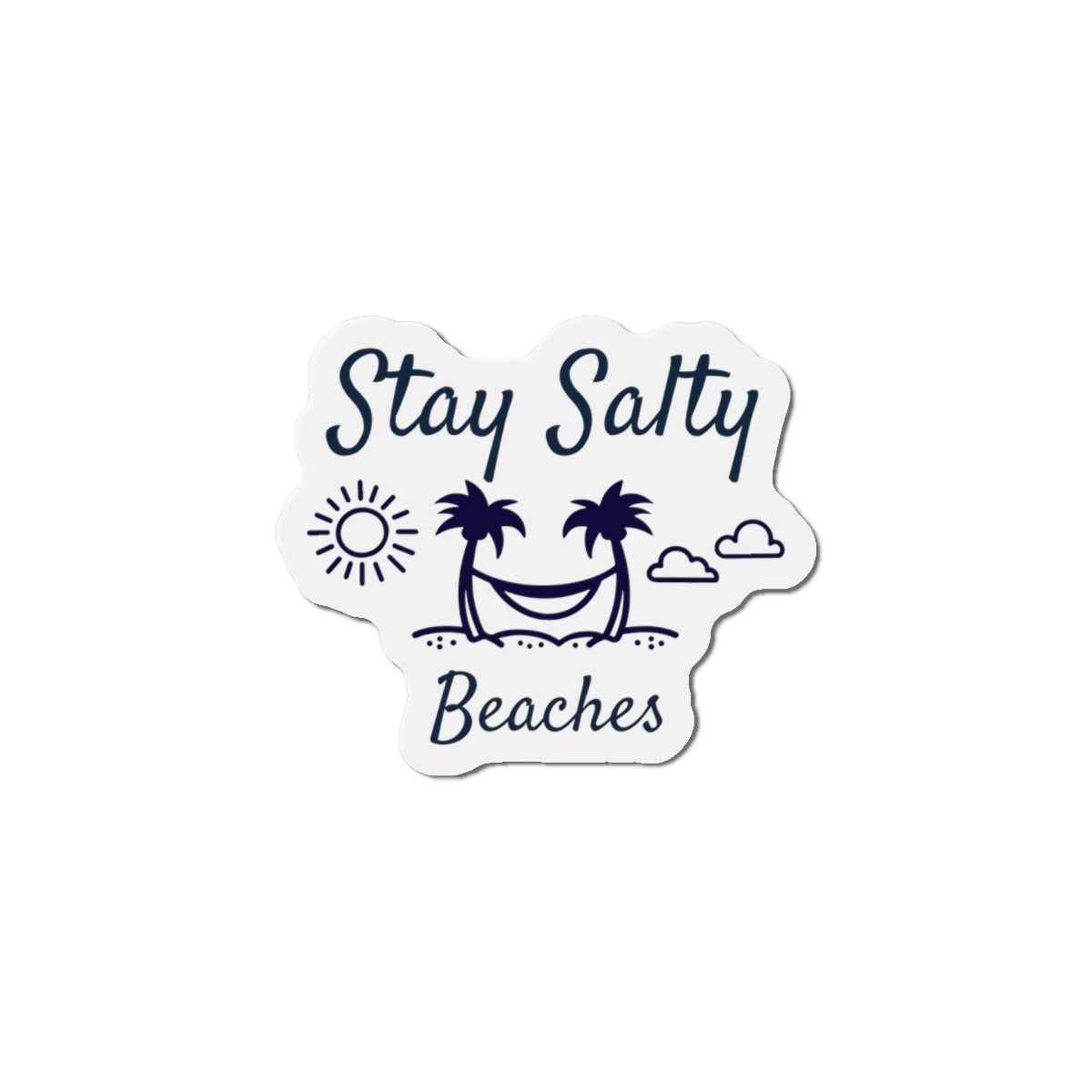 Stay Salty Beaches Die-Cut Magnets