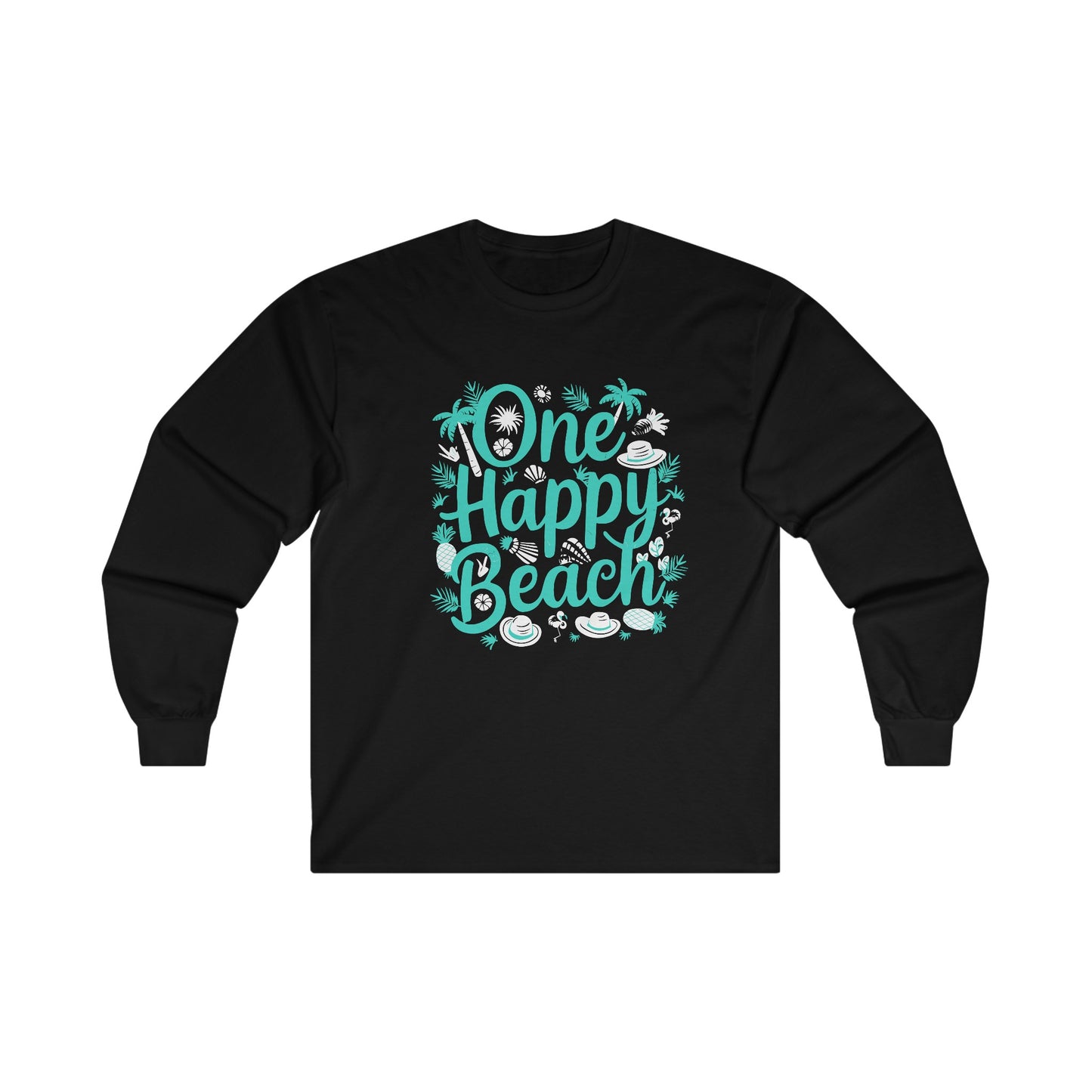 One Happy Beach - Unisex  Long Sleeve Tee