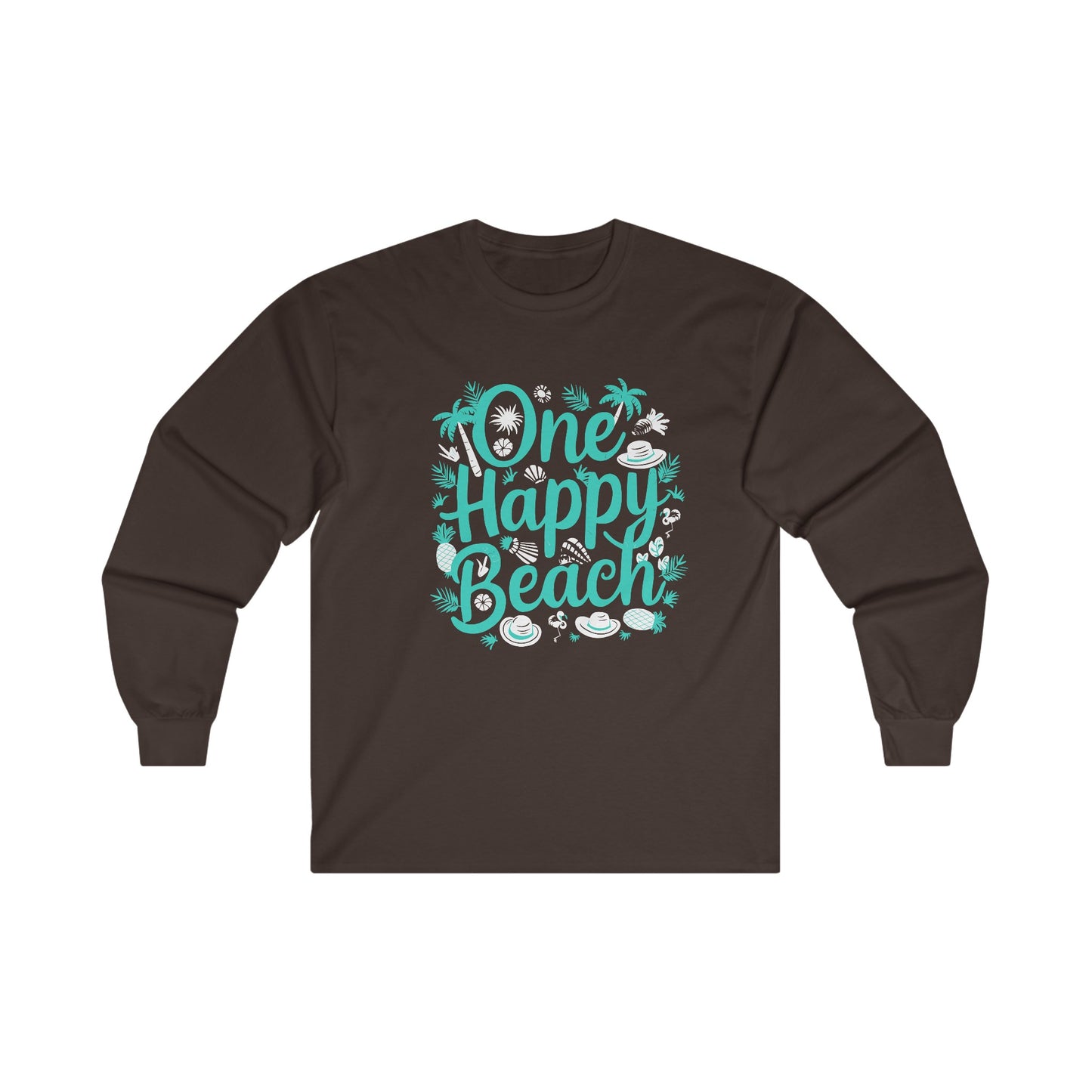 One Happy Beach - Unisex  Long Sleeve Tee