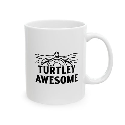 Turtley Awesome Ceramic Mug, (11oz, 15oz)