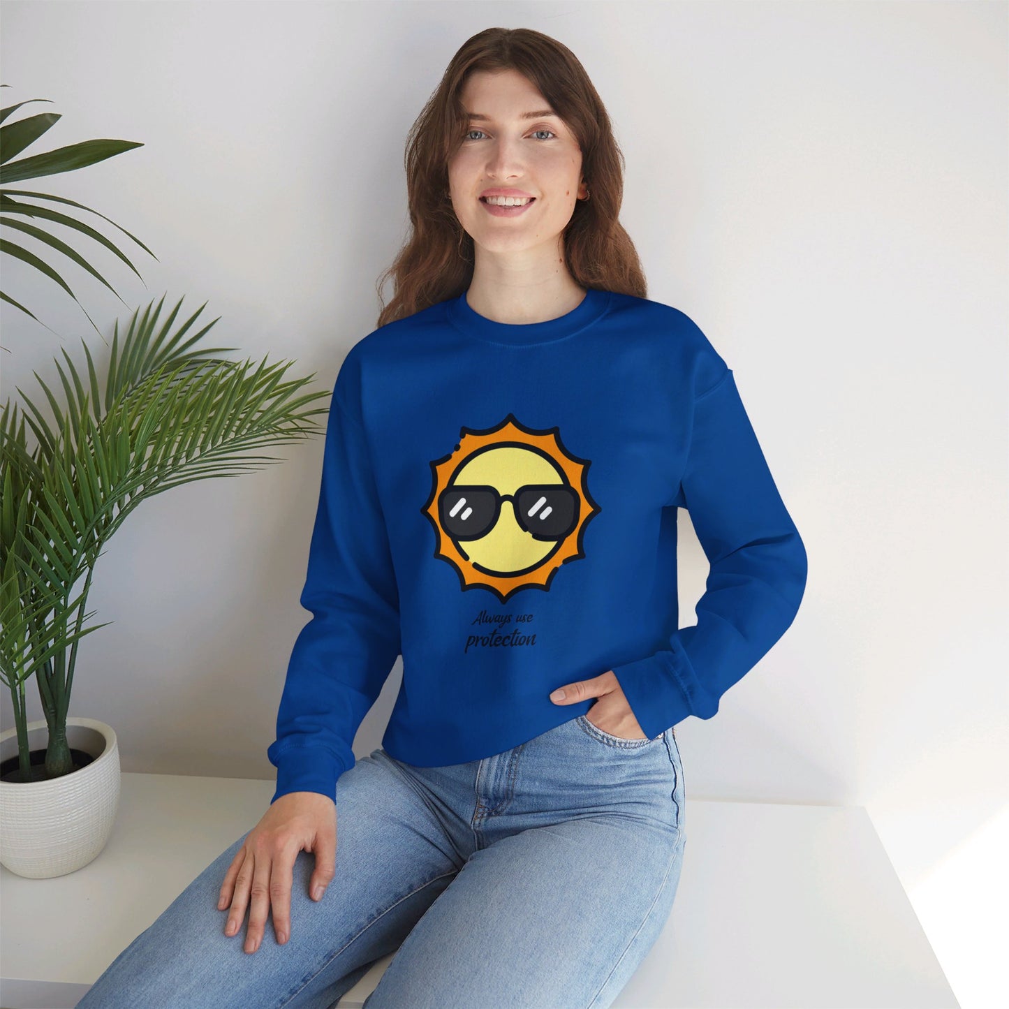 Always Use Protection Crewneck Sweatshirt