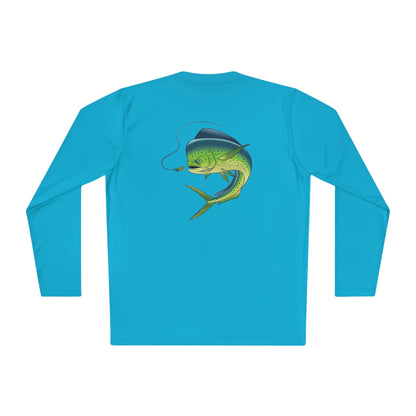 Cosmic Sunrise with Mahi Mahi Fishing Shirt