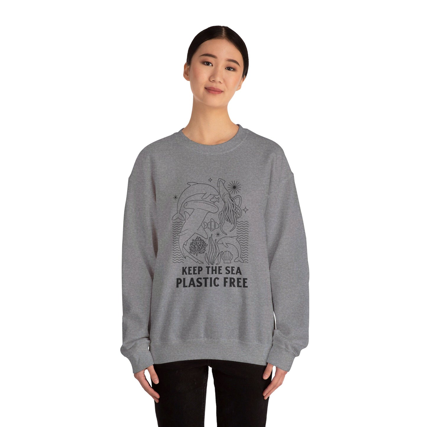 Keep the Sea Plastic Free Crewneck Sweatshirt