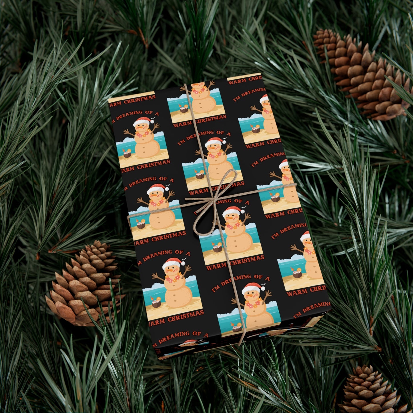 Holiday Gift Wrap - I'm Dreaming of a Warm Christmas