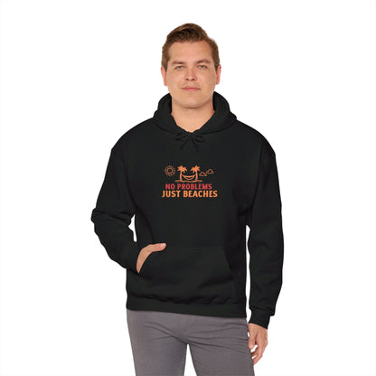 No Problems Just Beaches Hooded Sweatshirt