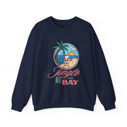 Unisex Crewneck Sweatshirt - Jingle All the Bay Design