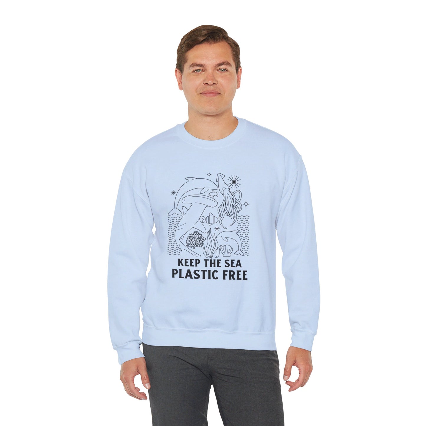 Keep the Sea Plastic Free Crewneck Sweatshirt