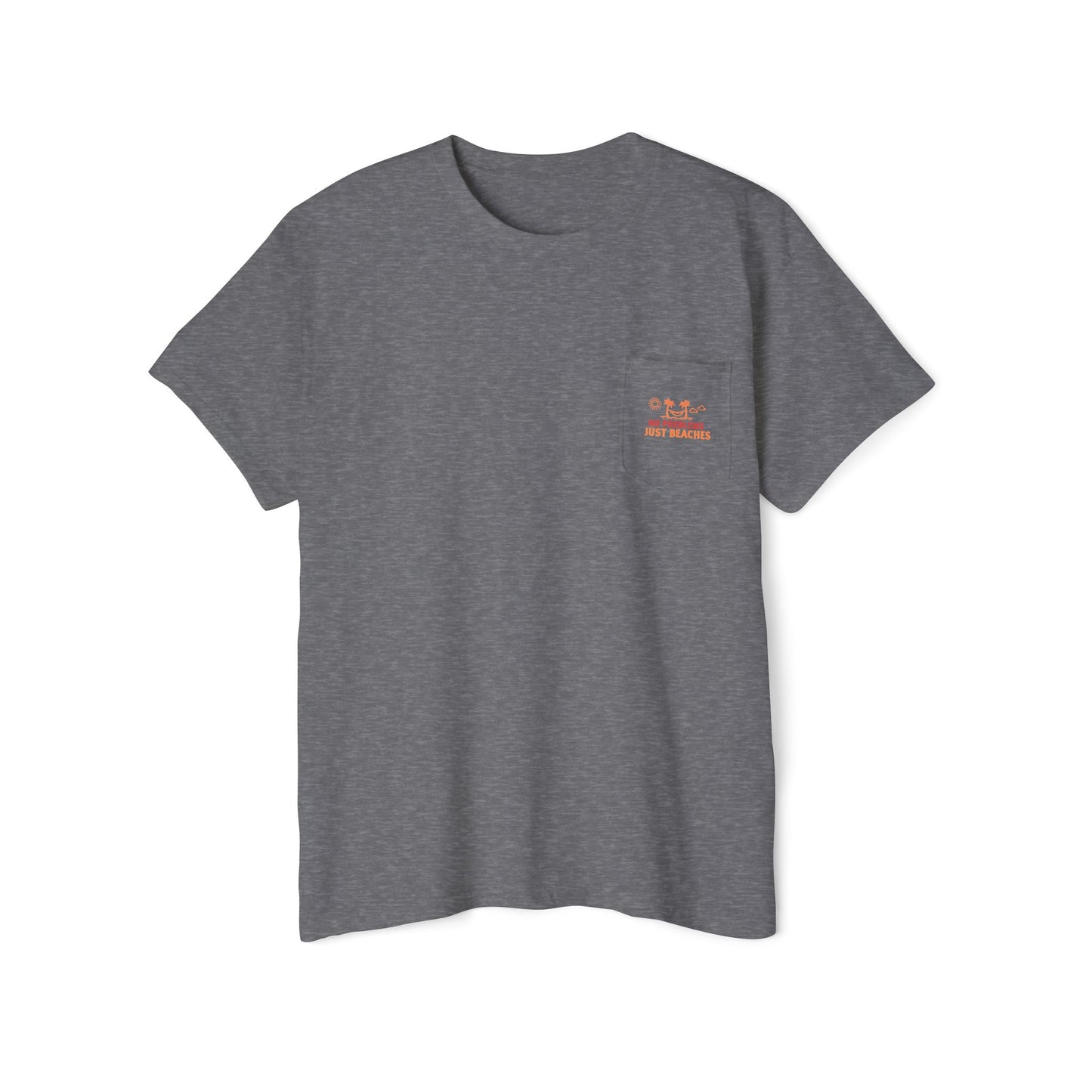 No Problems Just Beaches Pocket Tee