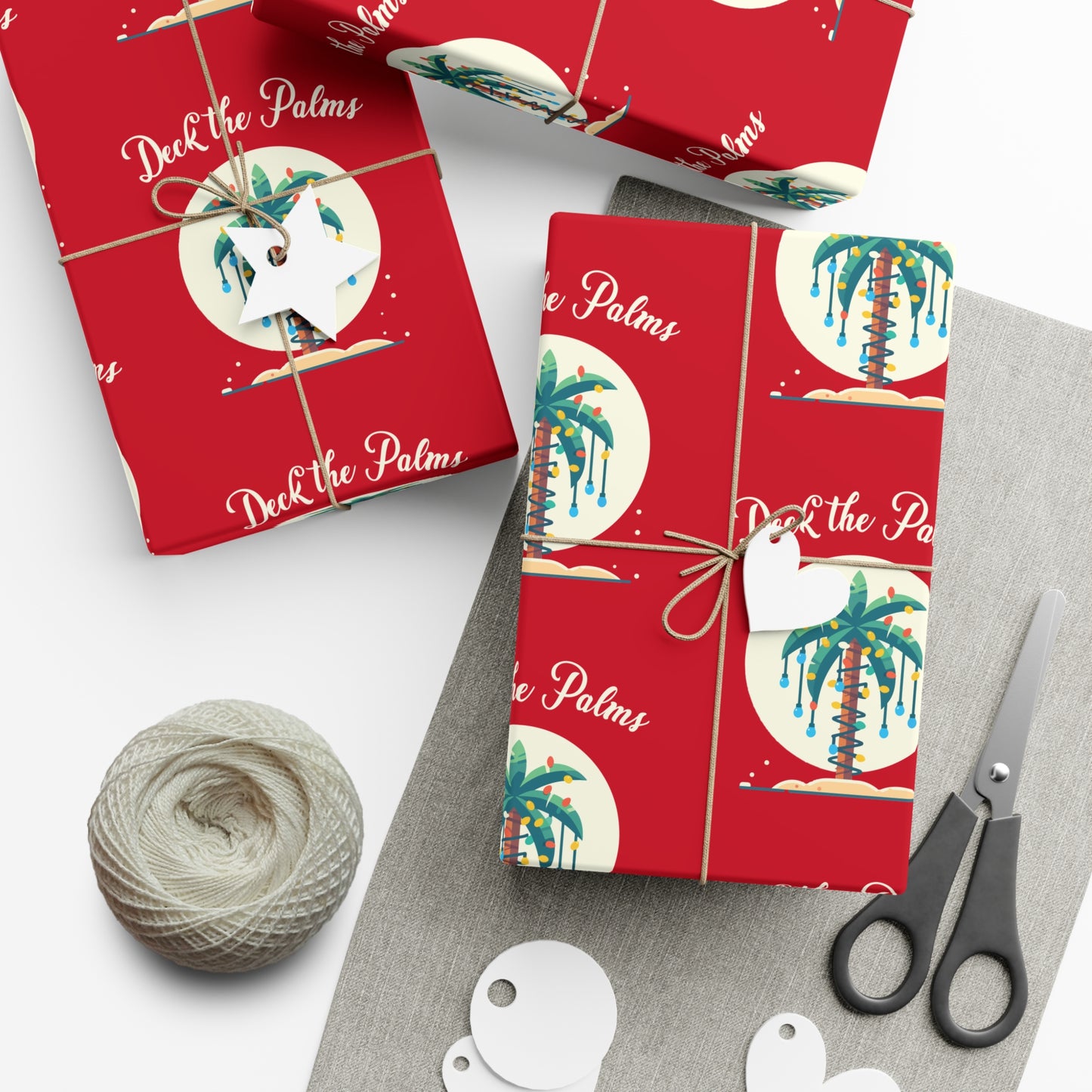 Holiday Gift Wrap - Deck the Palms