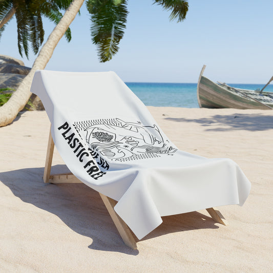 Keep The Sea Plastic Free Beach Towel