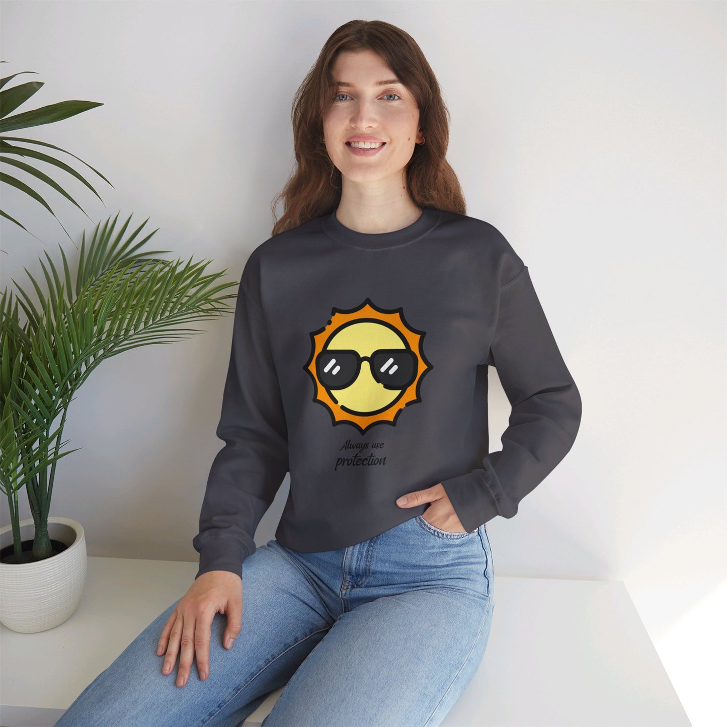 Always Use Protection Crewneck Sweatshirt