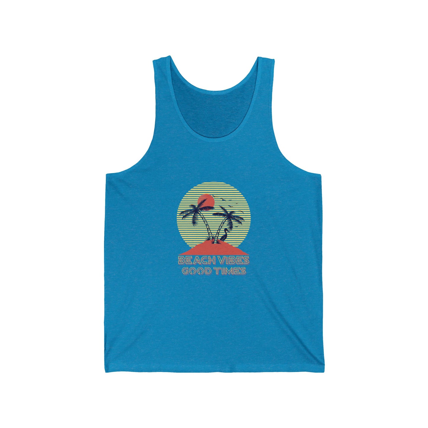 Beach Vibes Good Times Jersey Tank