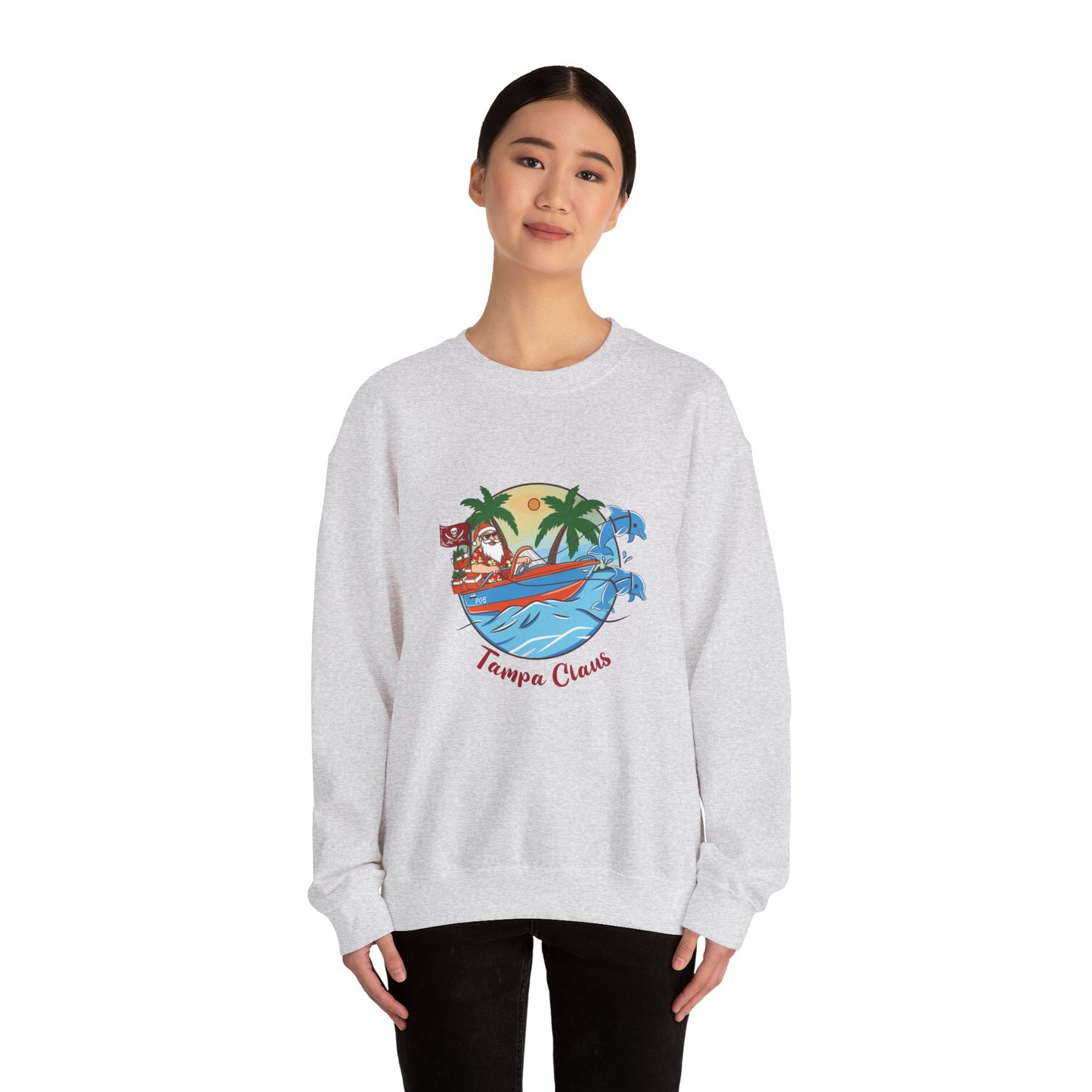 Unisex Crewneck Sweatshirt - Tampa Claus Design