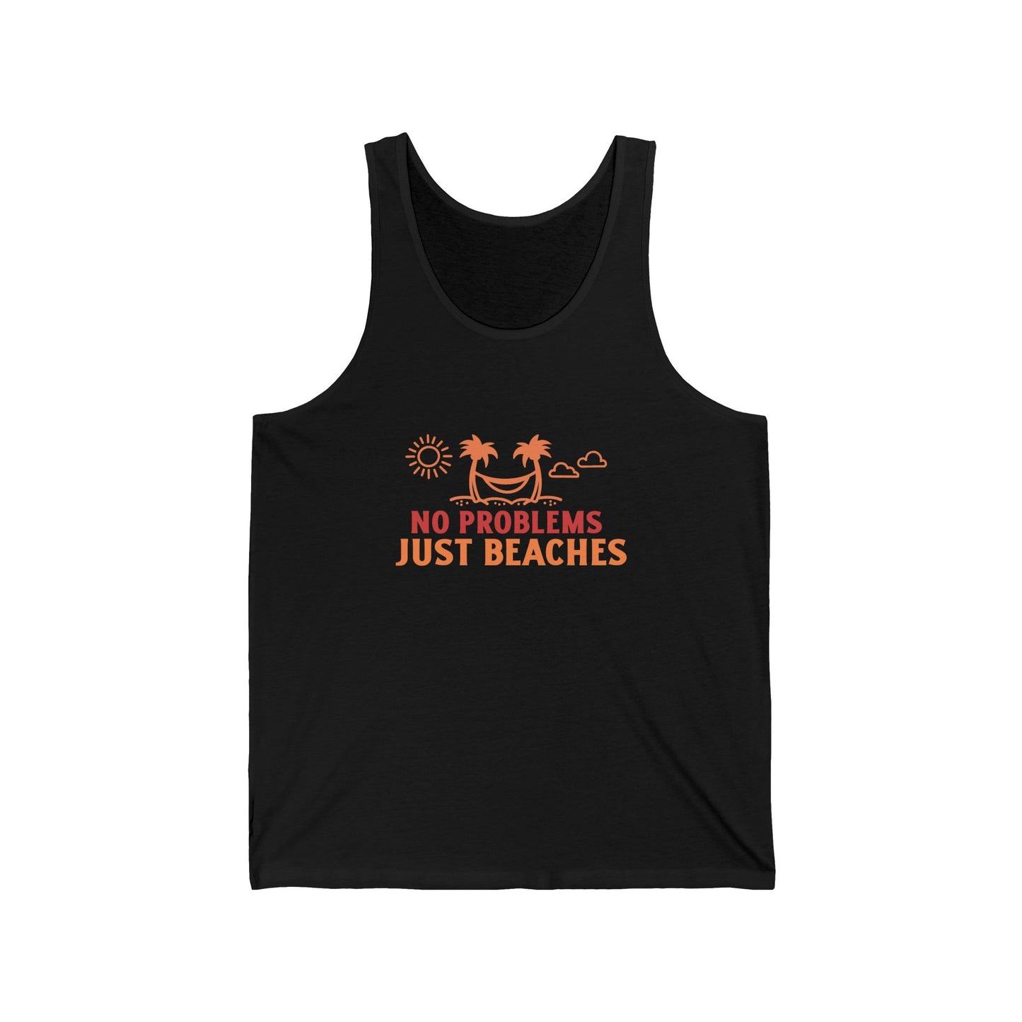 No Problems Just Beaches Jersey Tank