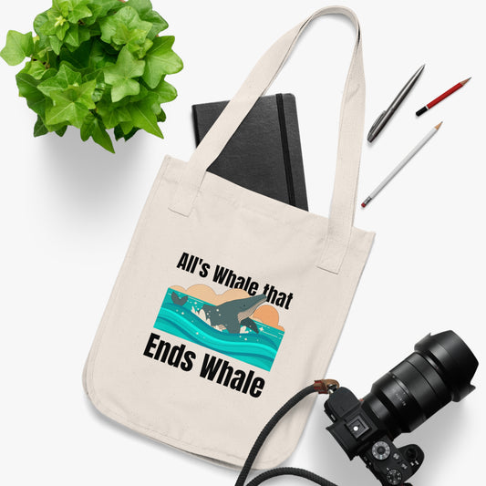 All's Whale That Ends Whale Tote Bag