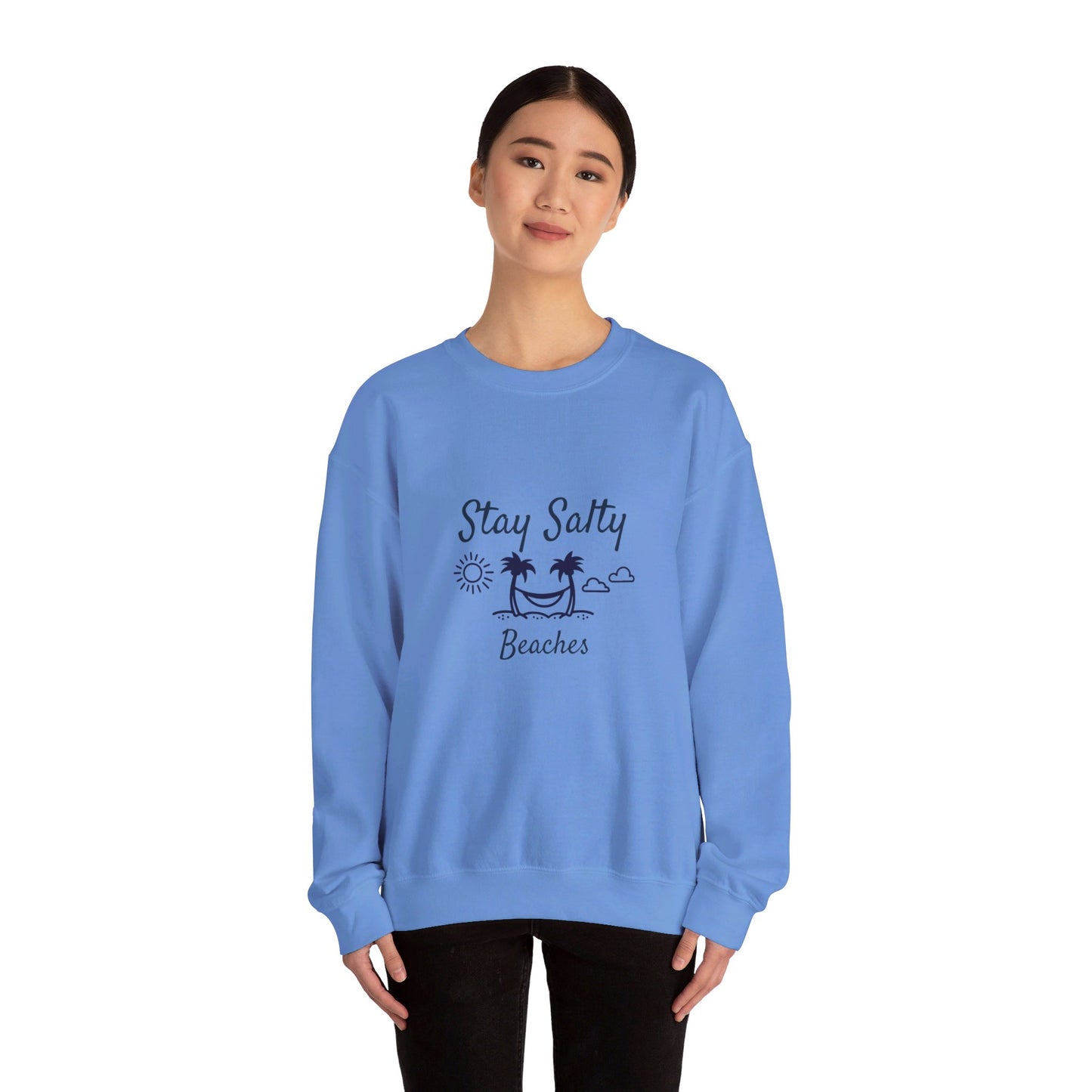 Stay Salty Beaches Crewneck Sweatshirt