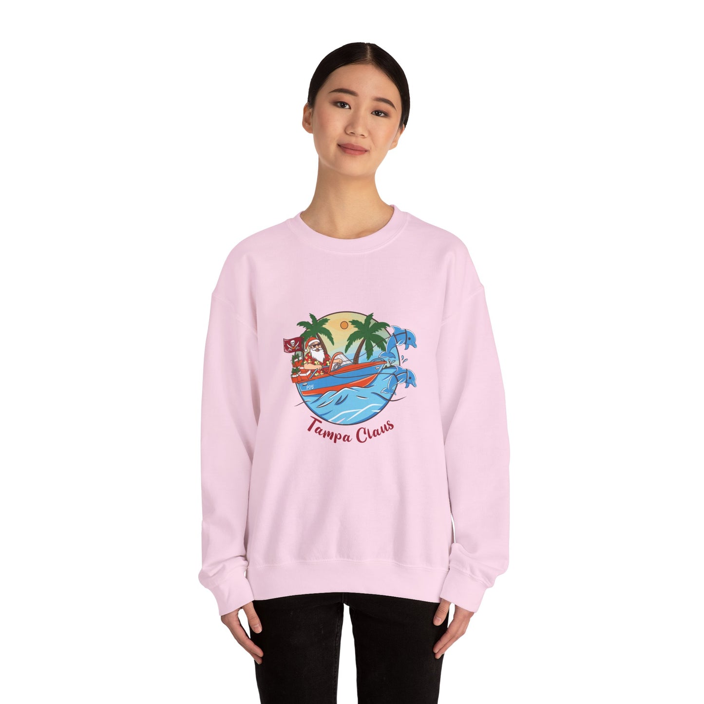 Unisex Crewneck Sweatshirt - Tampa Claus Design