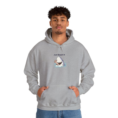 "Just Beach It" T-Shirt Hooded Sweatshirt