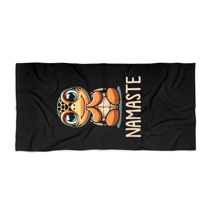 Sea Turtle Namaste Beach Towel