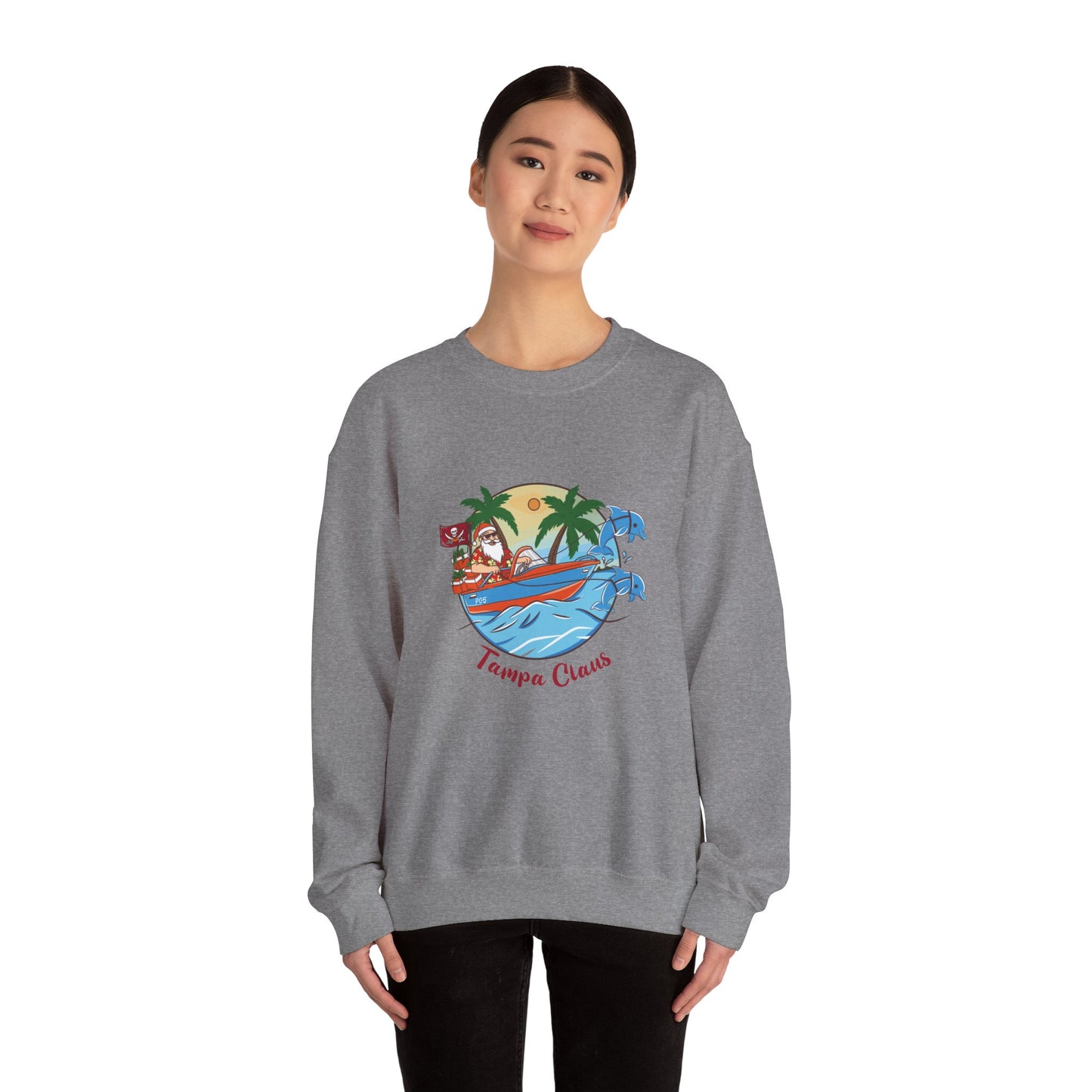 Unisex Crewneck Sweatshirt - Tampa Claus Design