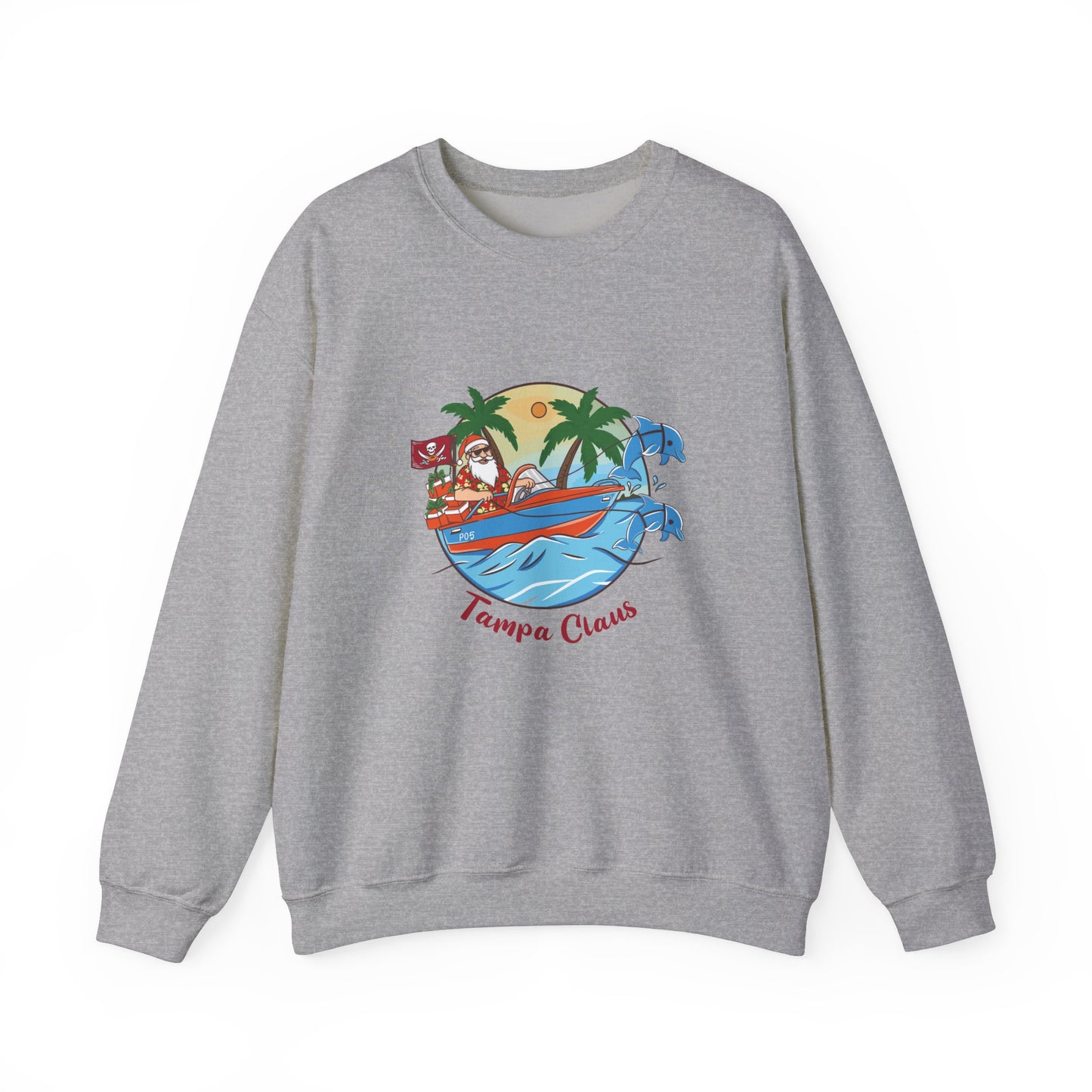 Unisex Crewneck Sweatshirt - Tampa Claus Design