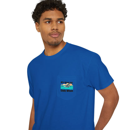 All's Whale That Ends Whale Pocket T-Shirt