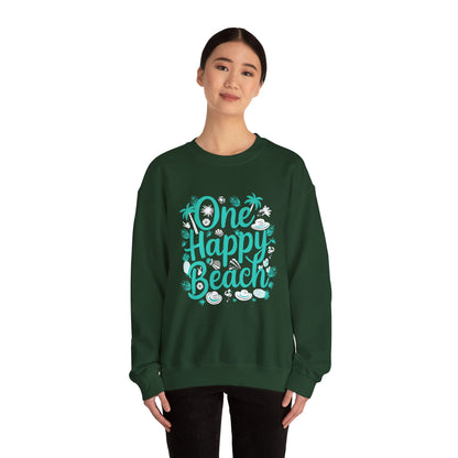 One Happy Beach Crewneck Sweatshirt