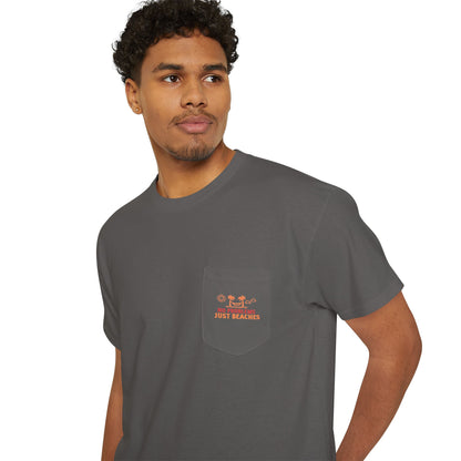 No Problems Just Beaches Pocket Tee